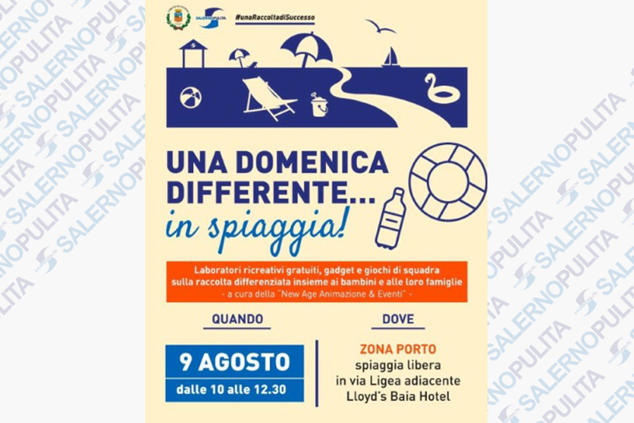 domenica differente in spiaggia